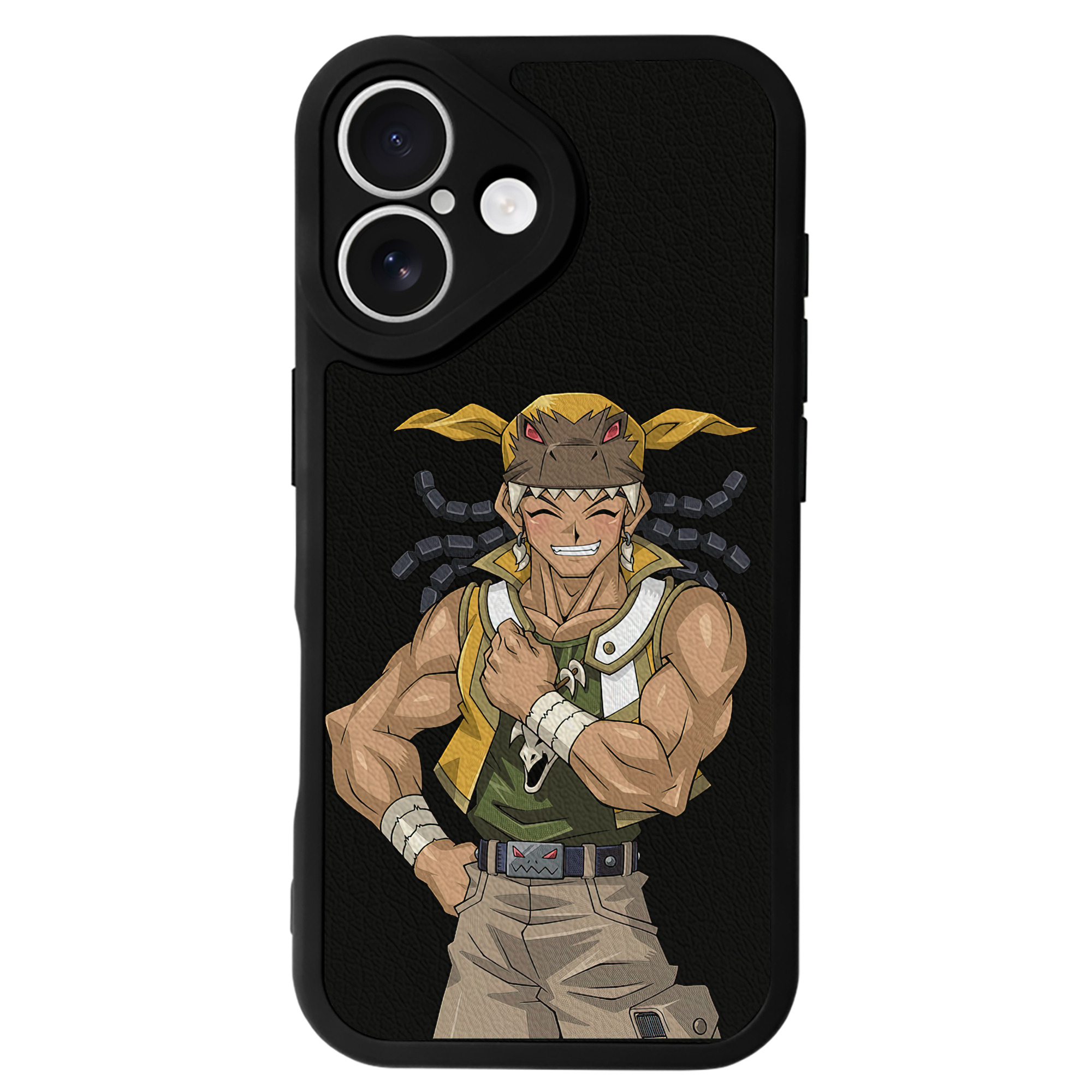 遊☆戯☆王 Yu-Gi-Oh! 【iPhone 16シリーズ対応】シリコンスマホケース（レザー調） 材質：シリコン